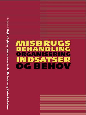 cover image of Misbrugsbehandling